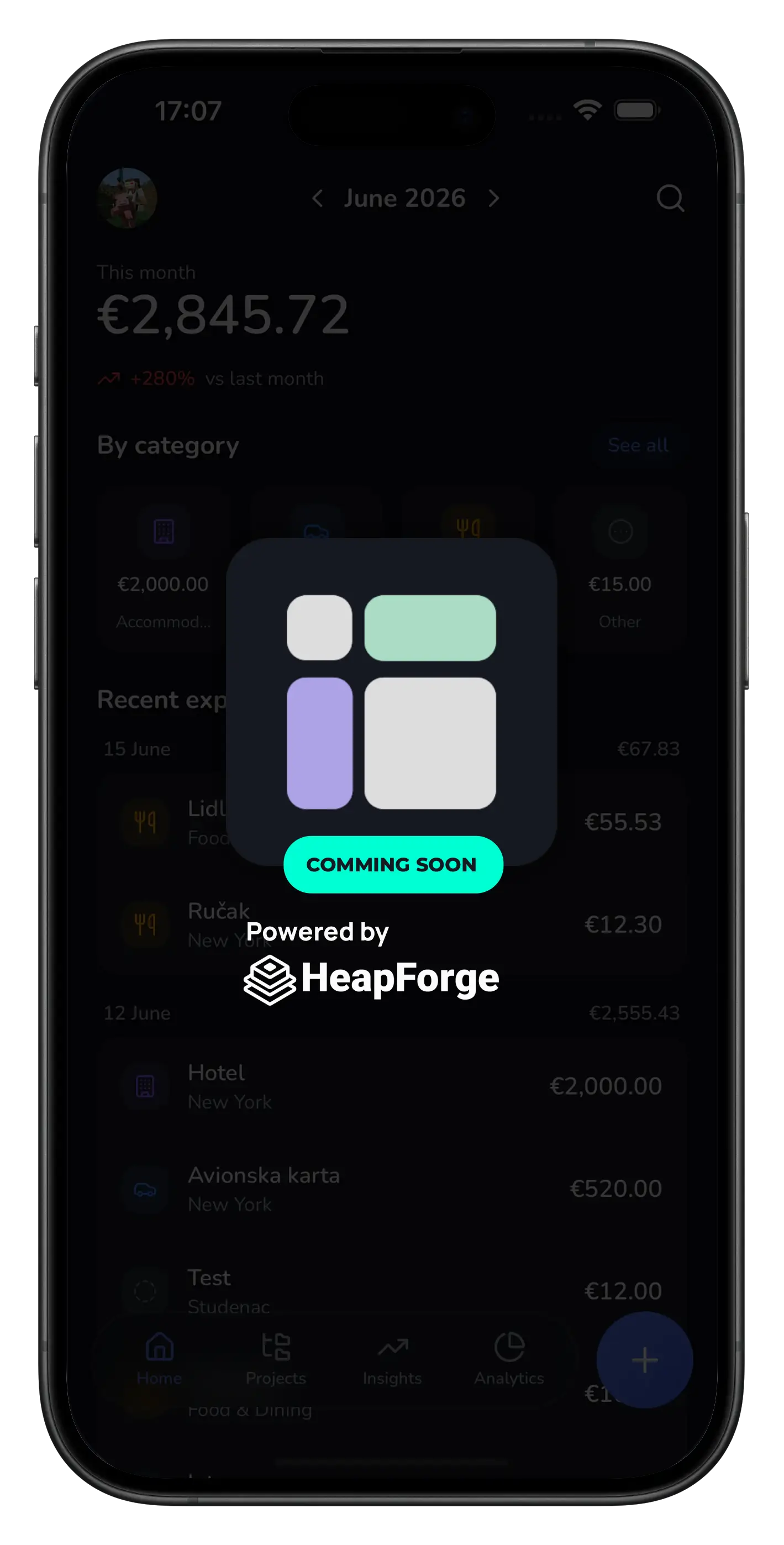 Qenty, the finance app we built, coming soon
